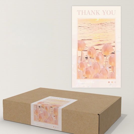 Tulip Thank You Stickers