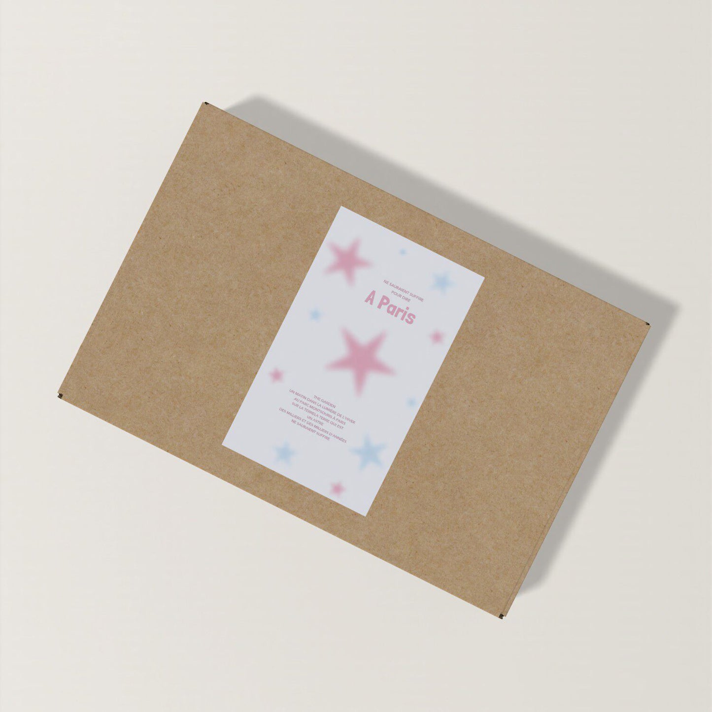 Gradient Star Packaging Seal Stickers