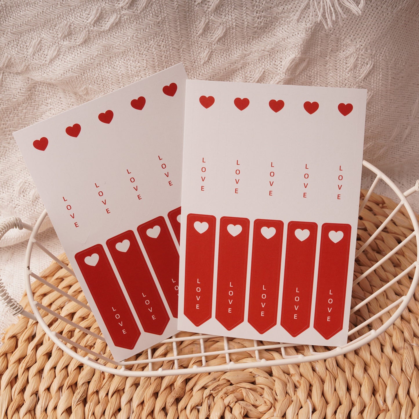 Love Heart Seal Stickers