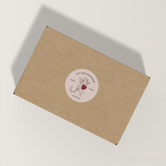 Cupid Heart Seal Labels