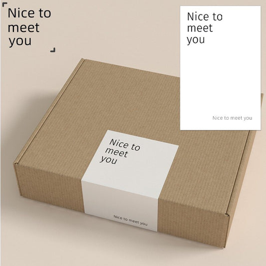Minimalist Thank You Box Seal Stickers