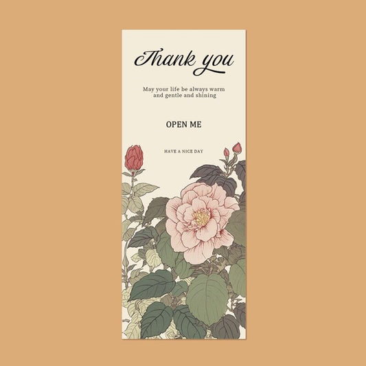 Retro Bird & Flower Seal Labels