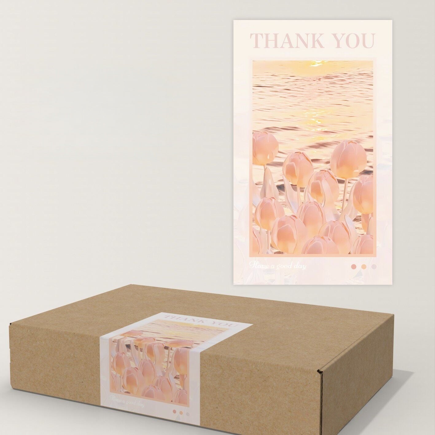 Tulip Thank You Stickers