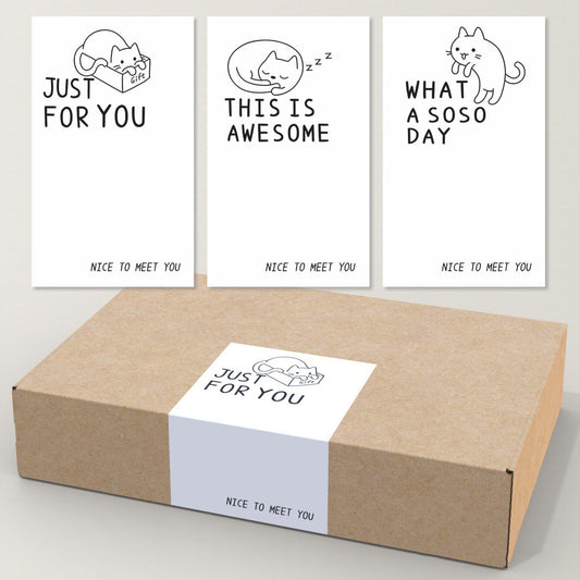 Cat Box Seal Stickers