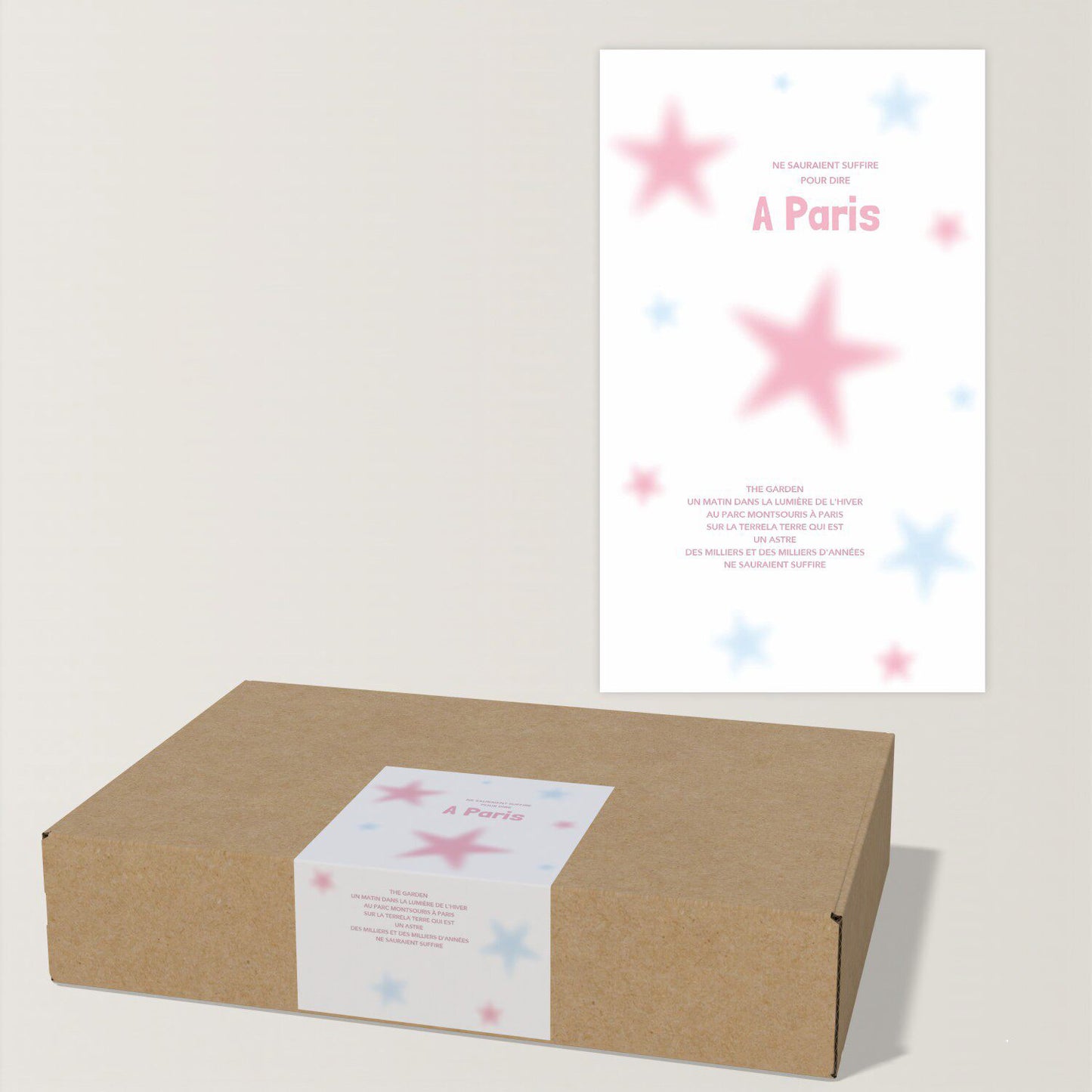 Gradient Star Packaging Seal Stickers
