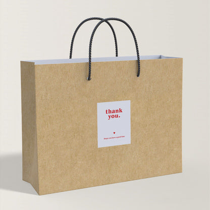 Thank You Stickers for Cookies, Desserts & Gifts