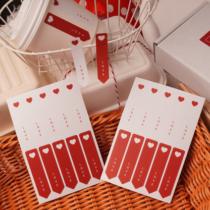 Love Heart Seal Stickers