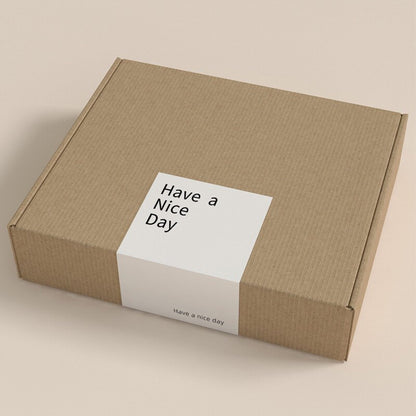 Minimalist Thank You Box Seal Stickers