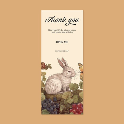 Retro Bird & Flower Seal Labels