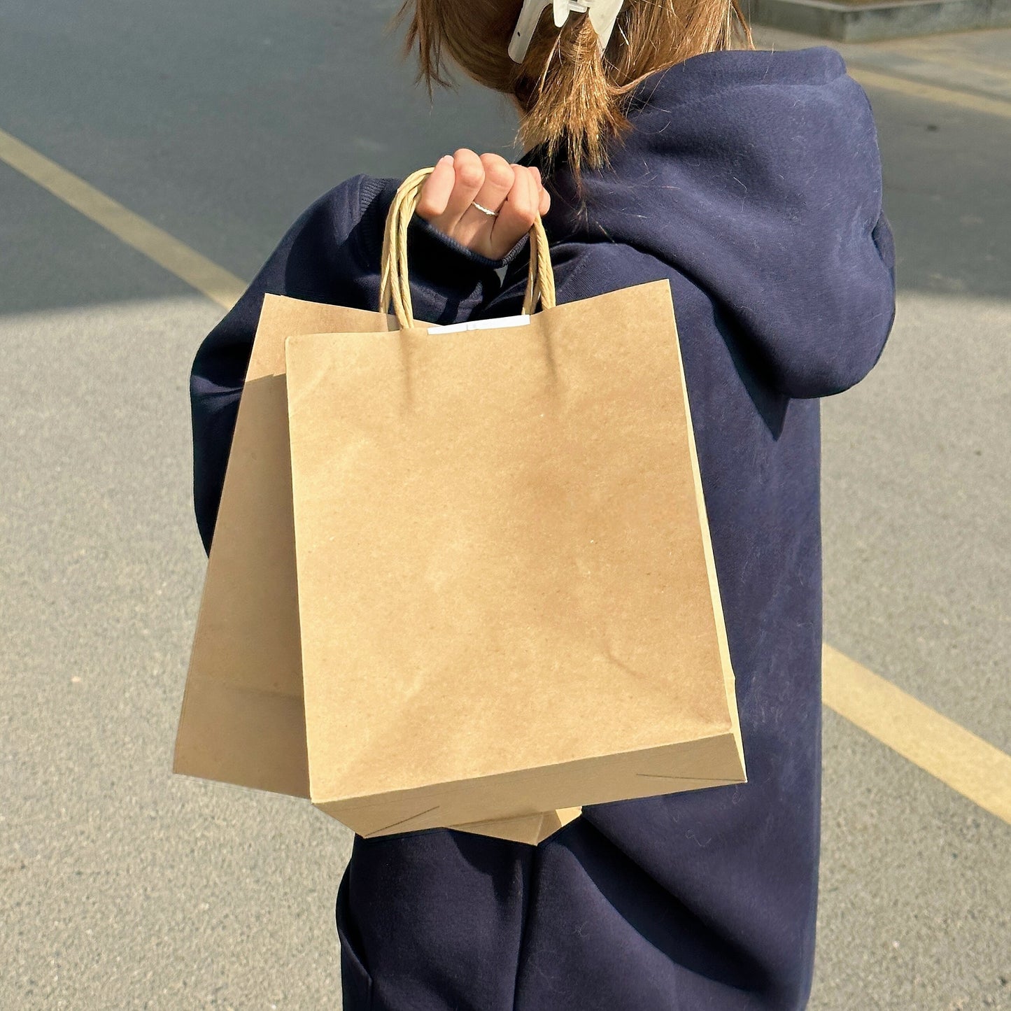Vintage Kraft Paper Tote Bag