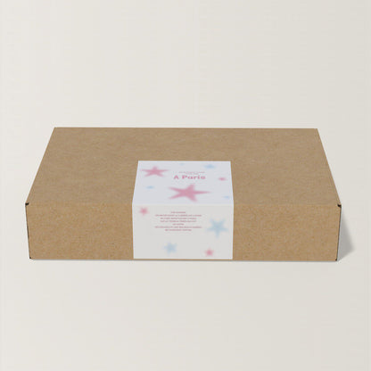 Gradient Star Packaging Seal Stickers