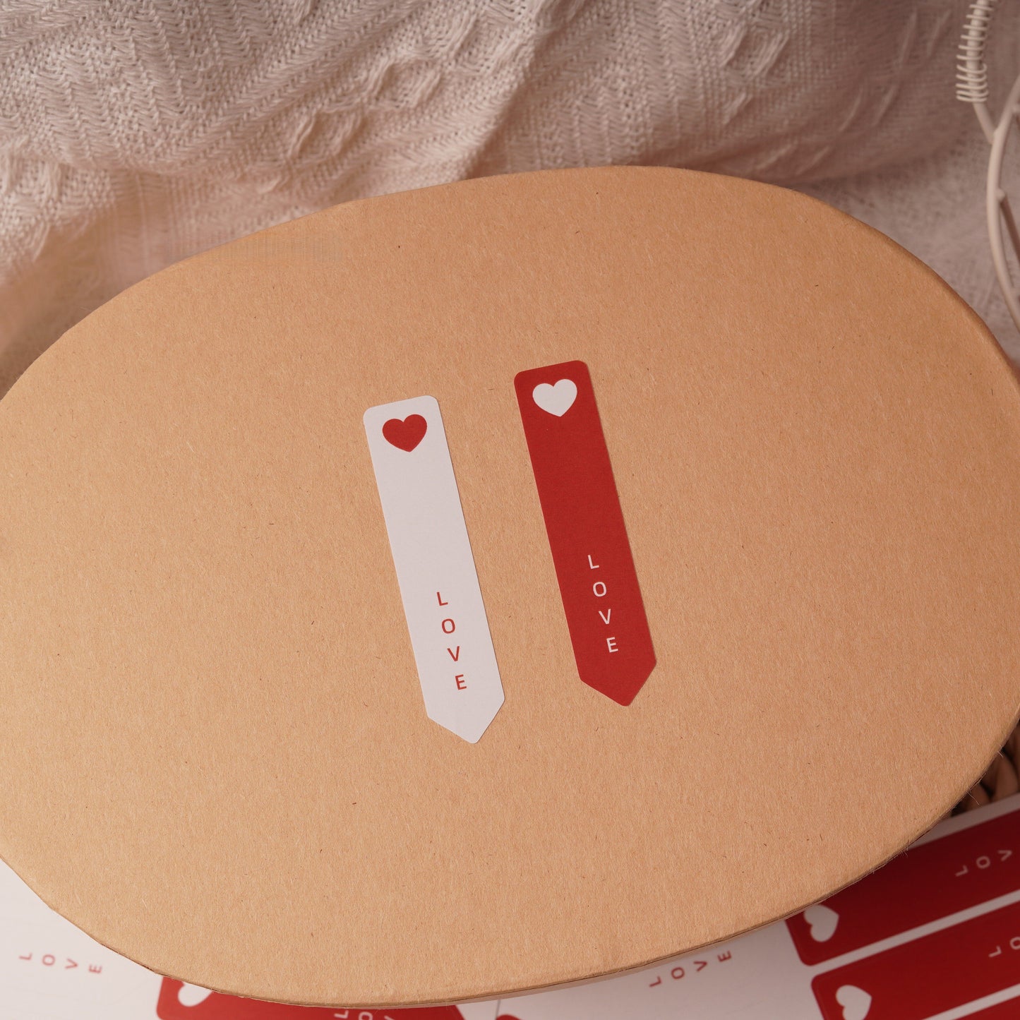 Love Heart Seal Stickers