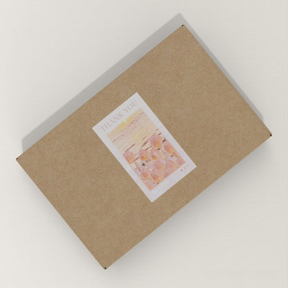 Tulip Thank You Stickers