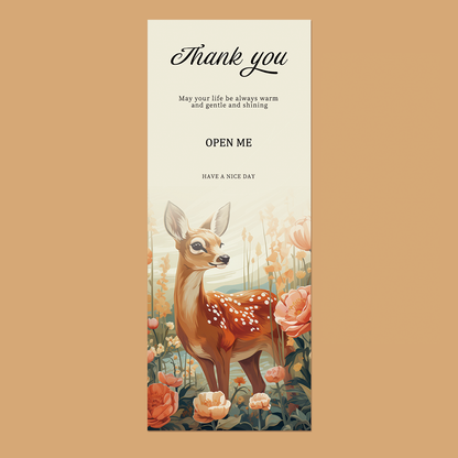 Retro Bird & Flower Seal Labels
