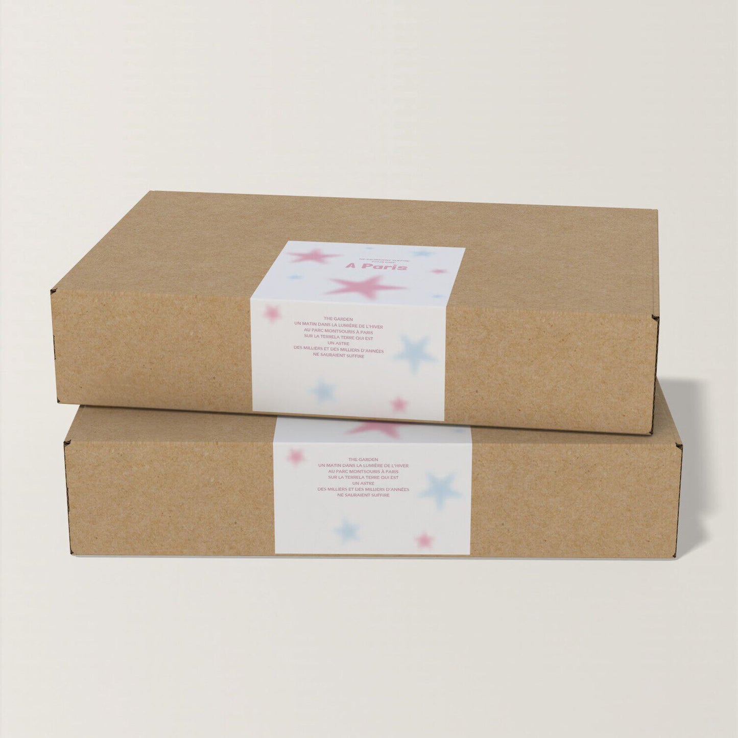 Gradient Star Packaging Seal Stickers