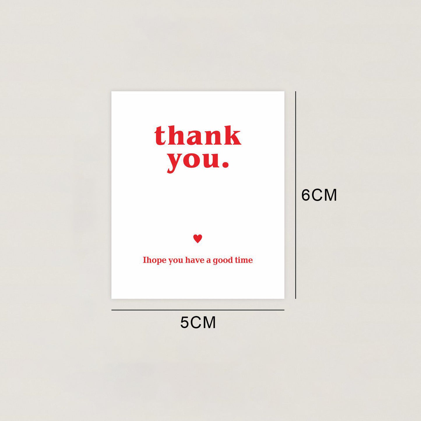 Thank You Stickers for Cookies, Desserts & Gifts