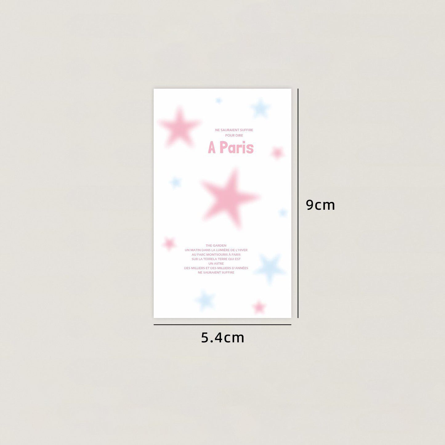Gradient Star Packaging Seal Stickers