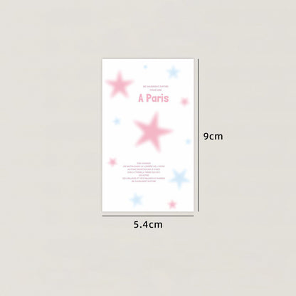 Gradient Star Packaging Seal Stickers