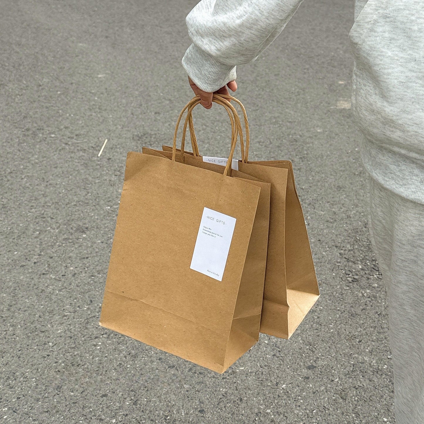 Vintage Kraft Paper Tote Bag