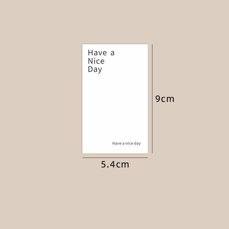 Minimalist Thank You Box Seal Stickers