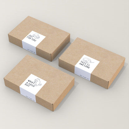 Cat Box Seal Stickers